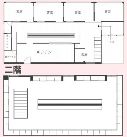 2階の平面図を示す間取り図