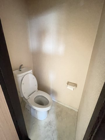 便器が主体のトイレ専用部屋の写真