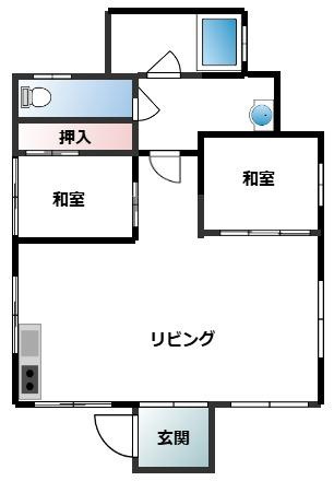 間取り図が主体の平面図