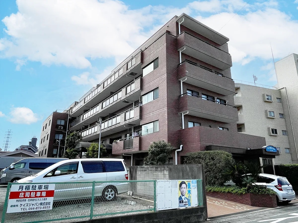 外観:建物の外観を主体とした撮影