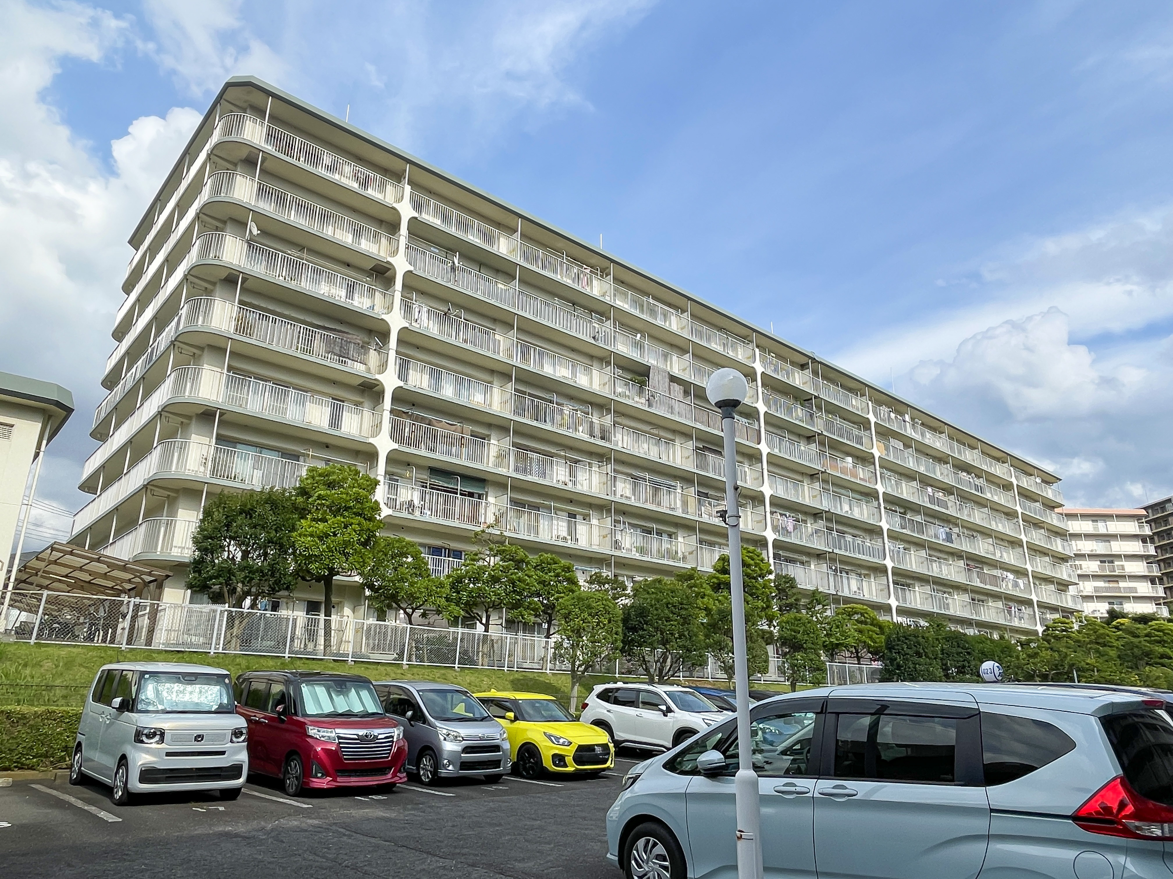 サニータウン習志野台サンハイツの高層マンション外観写真